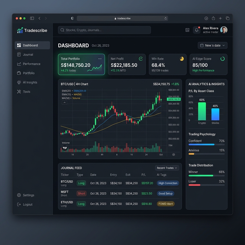 Tradescribe: Trading Platform